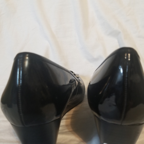 BCBGeneration Eesha Patent Leather Wedges - Picture 5 of 9